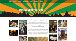 Desktop Screenshot of lonesomevalleybrewing.com