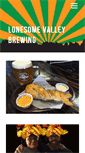 Mobile Screenshot of lonesomevalleybrewing.com